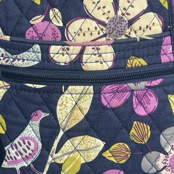 Vera Bradley Purple and Yellow Floral Backpack​​​ - Picture 3 of 12